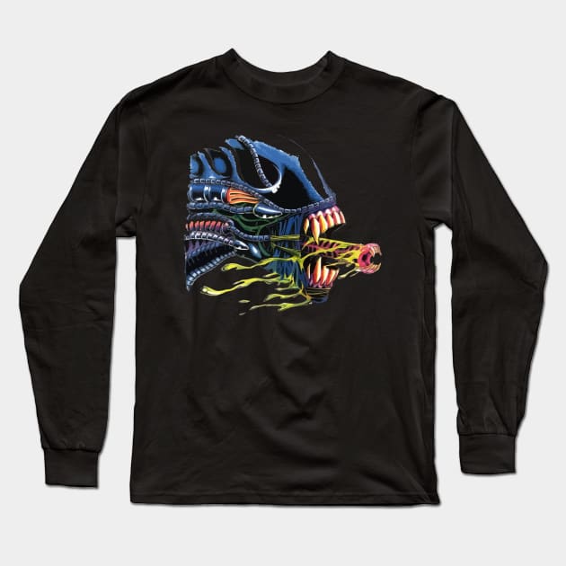 Alien Long Sleeve T-Shirt by TEEVEETEES